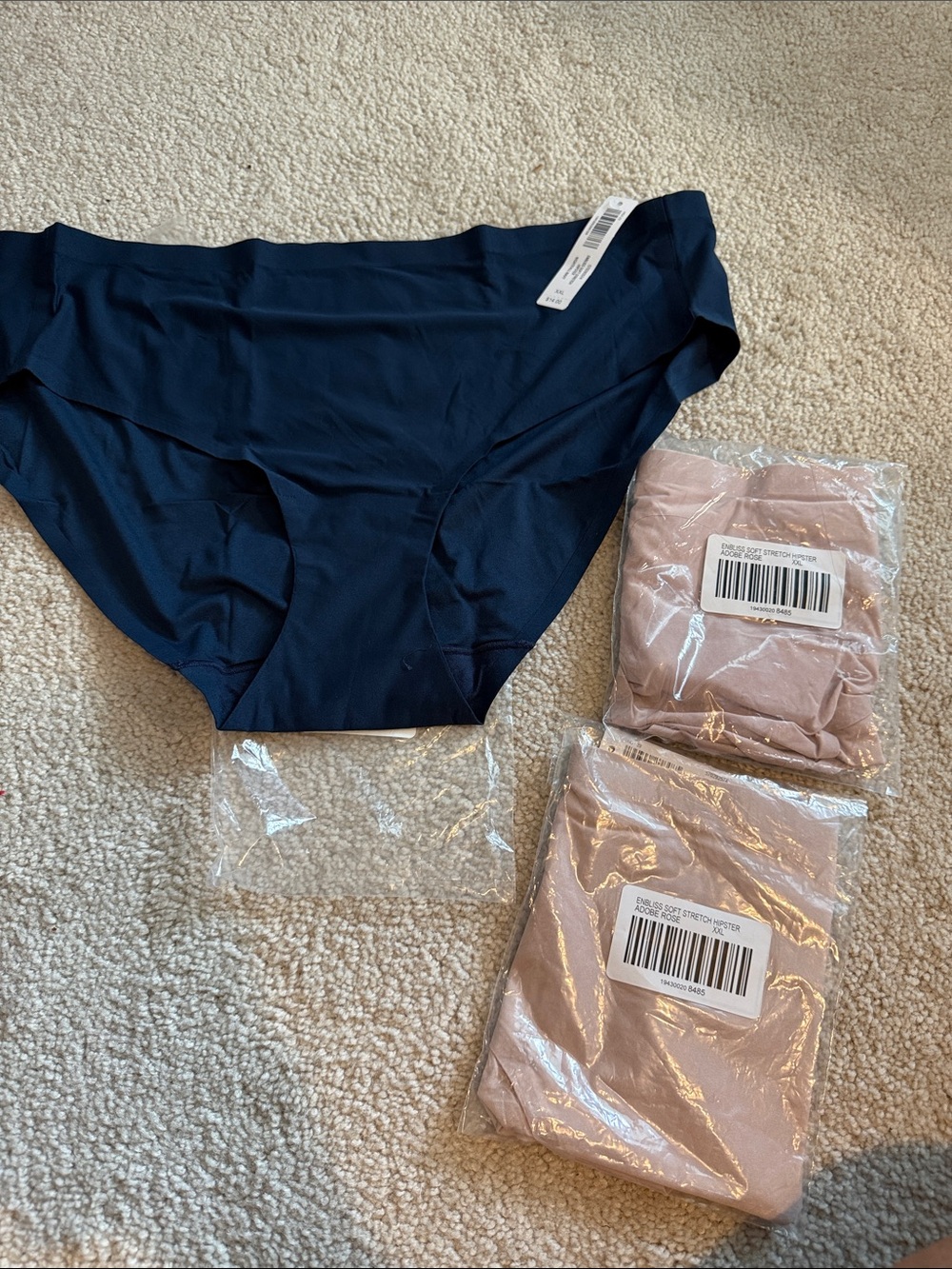 Soma XXL 3 pair stretch hipster panties NWT